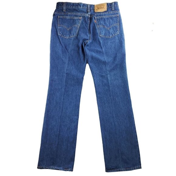 Levi's 517 Orange Tab Jeans VTG USA 40517-0215 Bootcut Men's "36x33" Real 34x34 - Picture 12 of 13